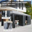 21 pi. L 11 pi. X P 11 pi. D Solarium mural en aluminium