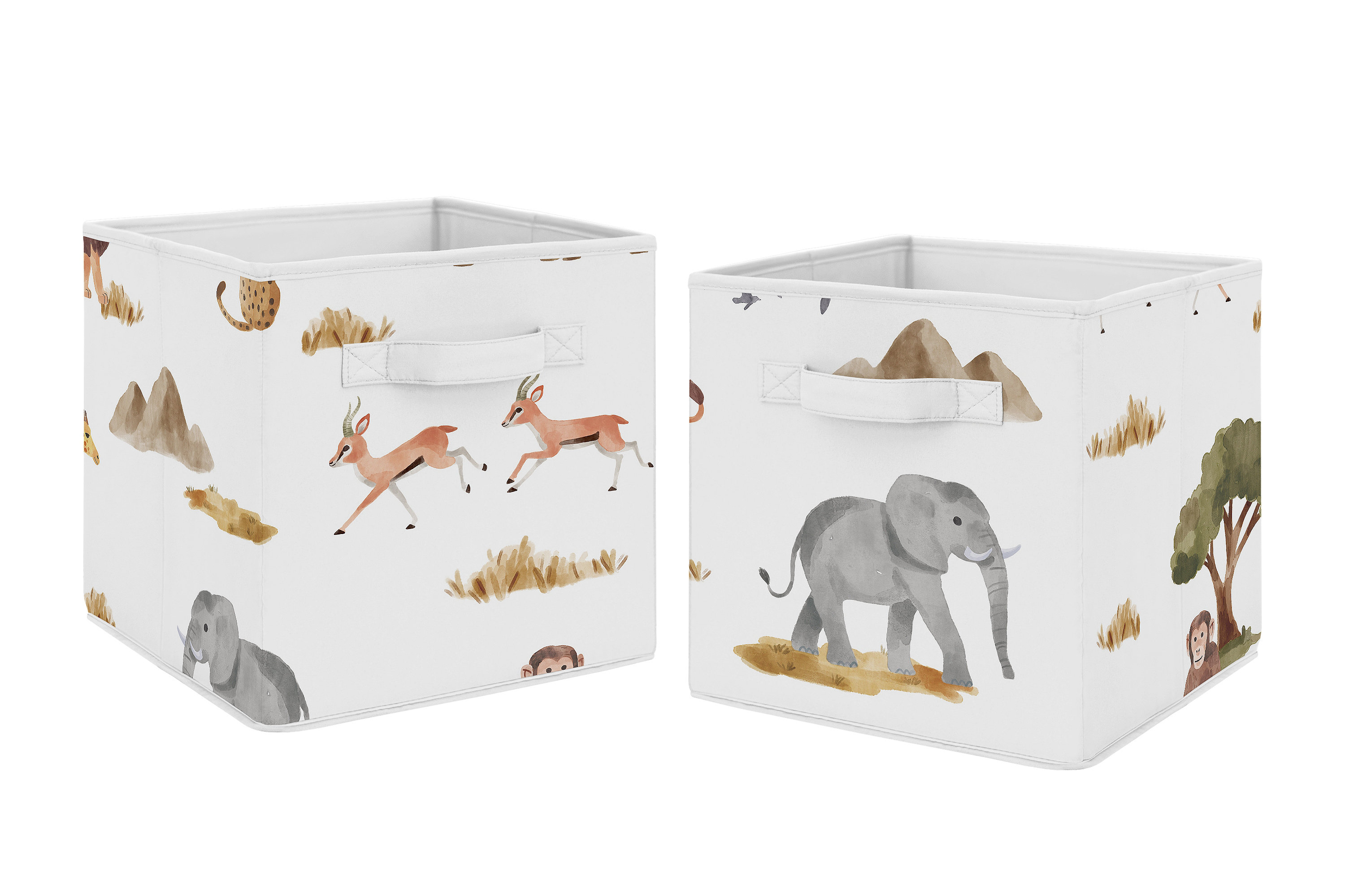Sweet Jojo Designs Jungle Animals Fabric Storage Bin by Sweet Jojo
