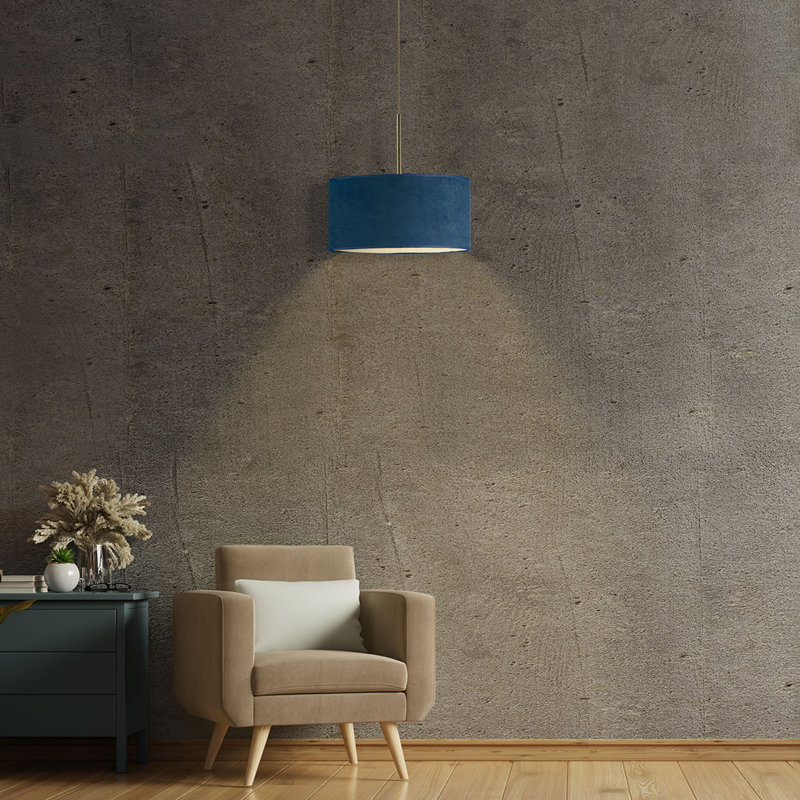 Allita 1 - Light Drum Pendant, White, Grey