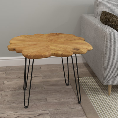 Table basse en bois massif