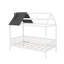 Lit simple en bois avec garde-corps - Conception adorable et amusante pour chambre d'enfant-748079323