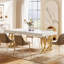 Metal Base Dining Table-34994401-34994334