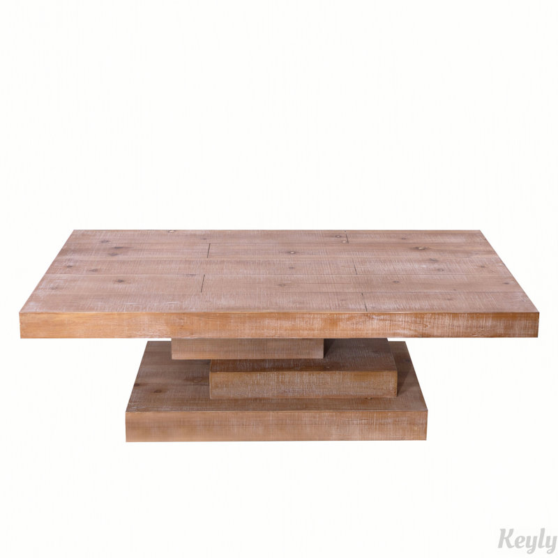 Table basse de style campagnard en bois