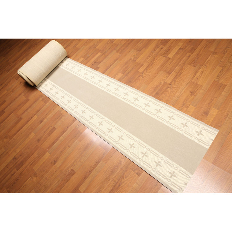 Tapis traditionnel chameau / ivoire en laine Hiram