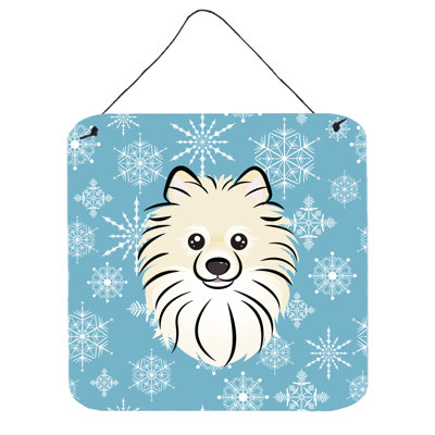 Snowflake Graphic Art on Plaque