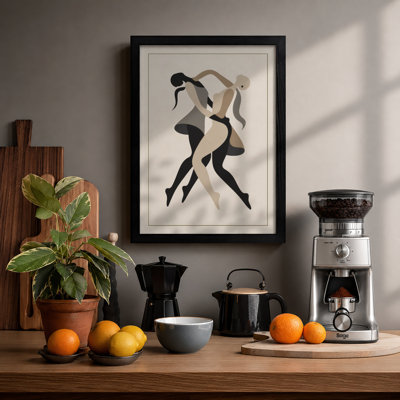 Forms in Motion Minimalist - Framed Print