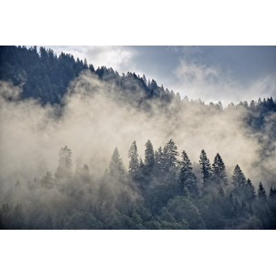 Morning Fog Near Schoppernau by Vora - Wrapped Canvas Print