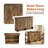 Home Bar Unit With 2-tier Shelves-700636836