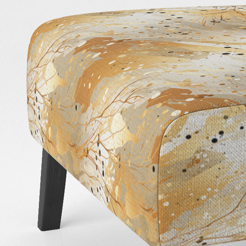 Fauteuil de chambre rembourré Golden Marble Radiance