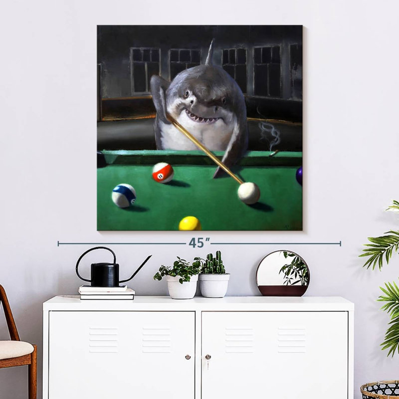 Ketti Pool Shark, 33" H x 33" W