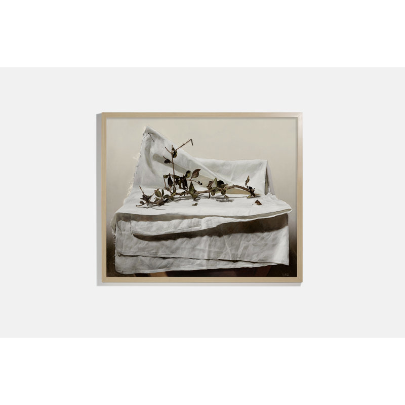 January Island (White) Print by Sarah Bird, Natural