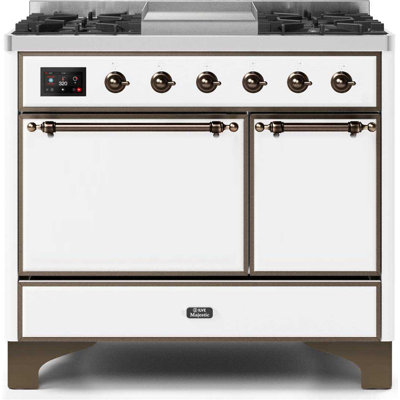 Cuisinière à double carburant ILVE Majestic II 40 po