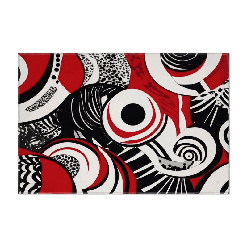 Nebula Flare Indoor And Outdoor Area Rug, Rectangle 4' x 6'
