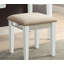 Ensemble coiffeuse avec tabouret et miroir Salyer-535590351