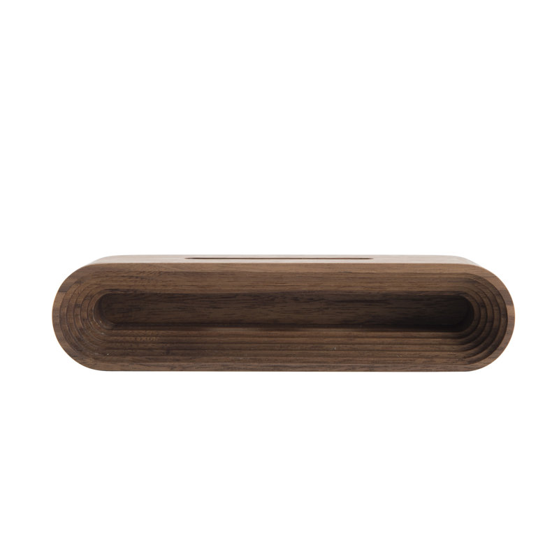 Accessoire de base en bois pour iphone, Noyer