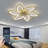 Modern Ceiling Fan With Lights Remote Control, 3 Light Color 6 Speeds,Gold Color Ceiling Fan Lamp For Kitchen Bedroom-555447840-555447871