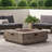 Outside Square Iron Fire Pit, 50,000 BTU