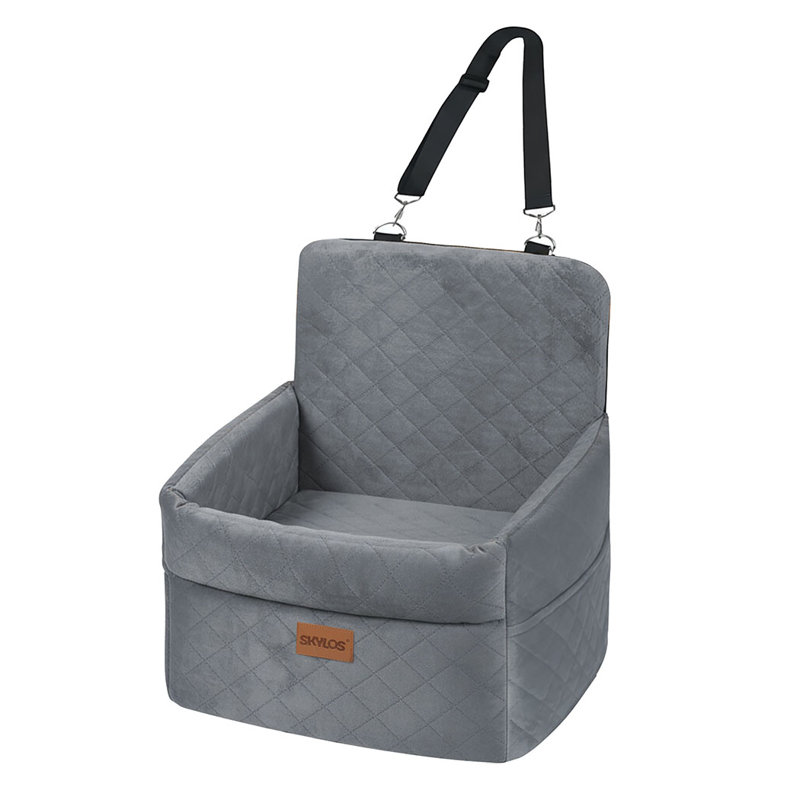 Polyester Pet Bed, Grey