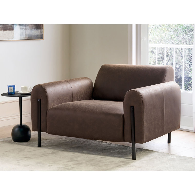 Saiyan 2 - Piece Living Room Set, Dark Brown