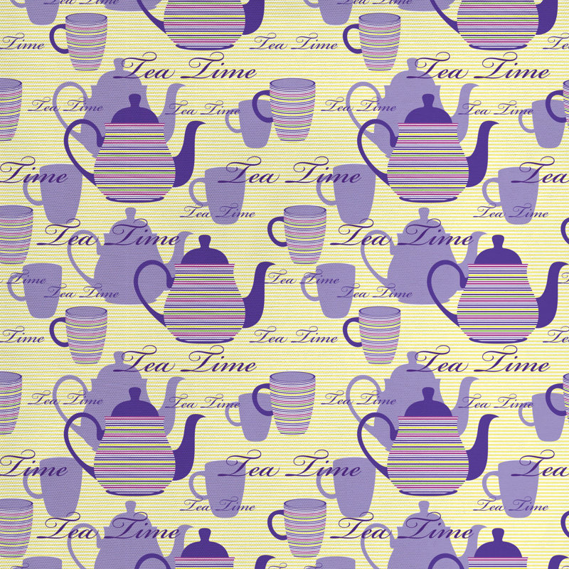 Tissu tea party, l 58 po x L 180 po