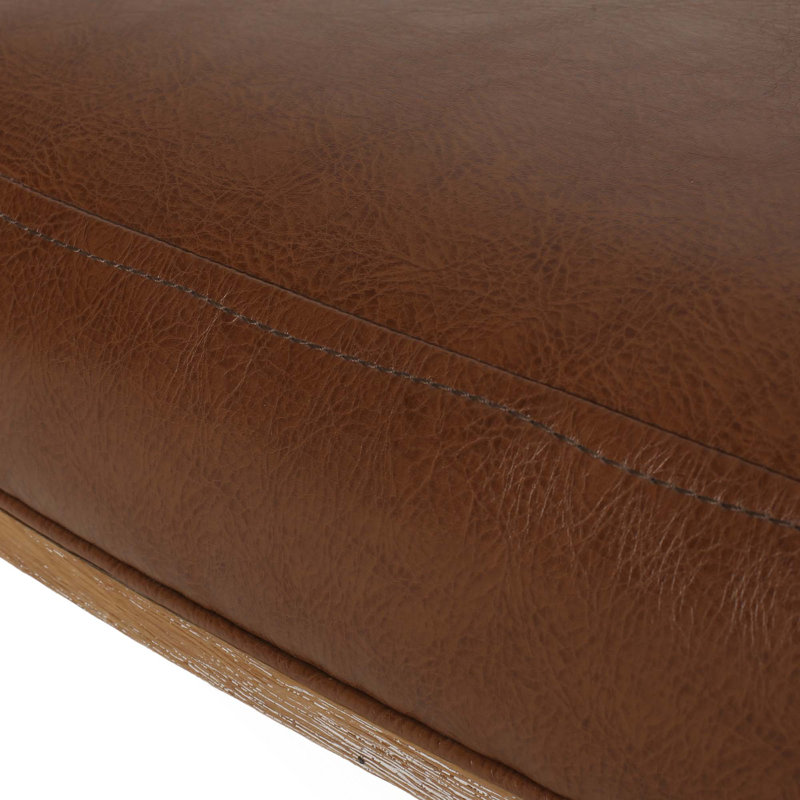 Chaise de bureau pivotante et relevable, Naturel
