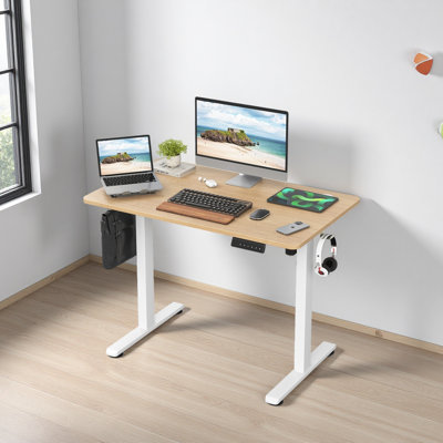 Bureau de travail électrique à hauteur réglable