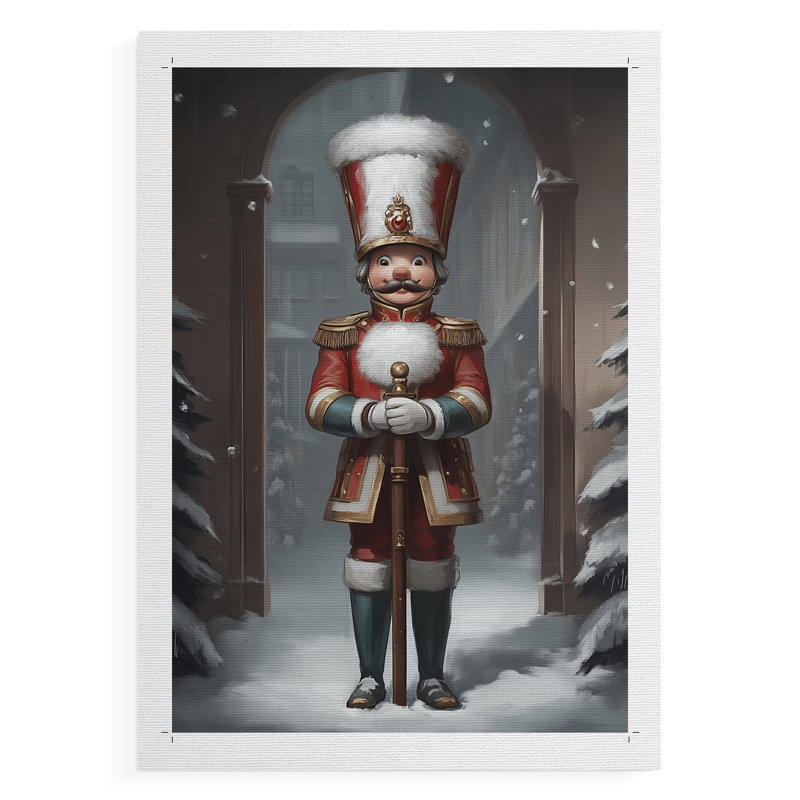 Art des Fêtes de Noël - série 2-CCCCXCII - impression sur toile seulement - NON-CADRE, H 27 po x l 18 po