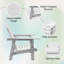 Chaise Adirondack en plastique PEHD résistant aux intempéries Devito-170178741