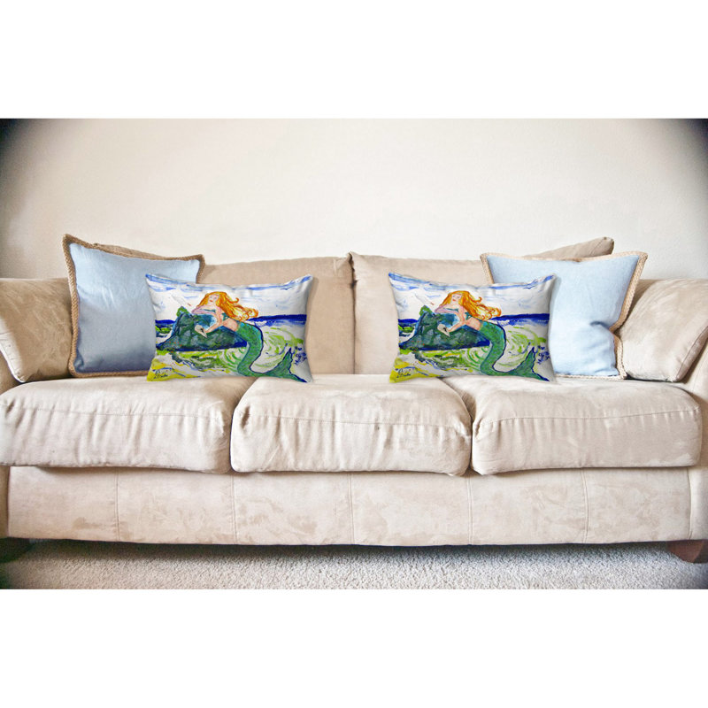  Coussin lombaire intérieur / extérieur Mermaid on Rock