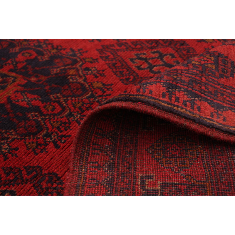 Tapis zone en laine noire 4 pi 11 po x 6 pi 5 po "one-of-a-kind" à la main noué la 2010 esari turque Allaina