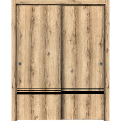Solid Manufactured Wood Panelled Wood Finish