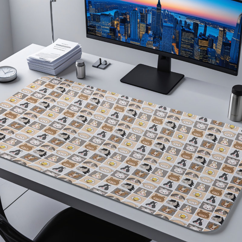 Polyester Desk Pad, 23.6x13.8