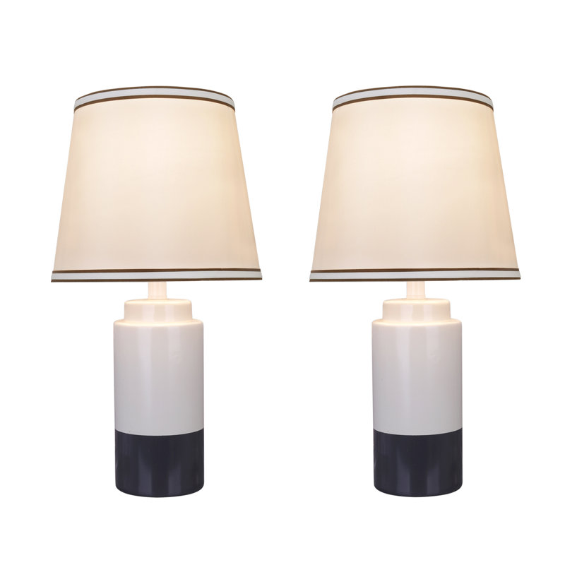 Ensemble de lampe de table 19" Harjo, Gris