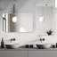 Miroir de salle de bain 30 po x 40 po - Sans cadre, mural, anti-corrosion et résistant à la rouille, miroir de meuble-lavabo durable pour un décor de salle de bain moderne