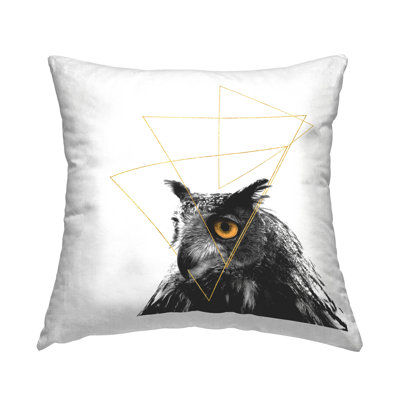 Polyester Throw Square Pillow Cover & Insert