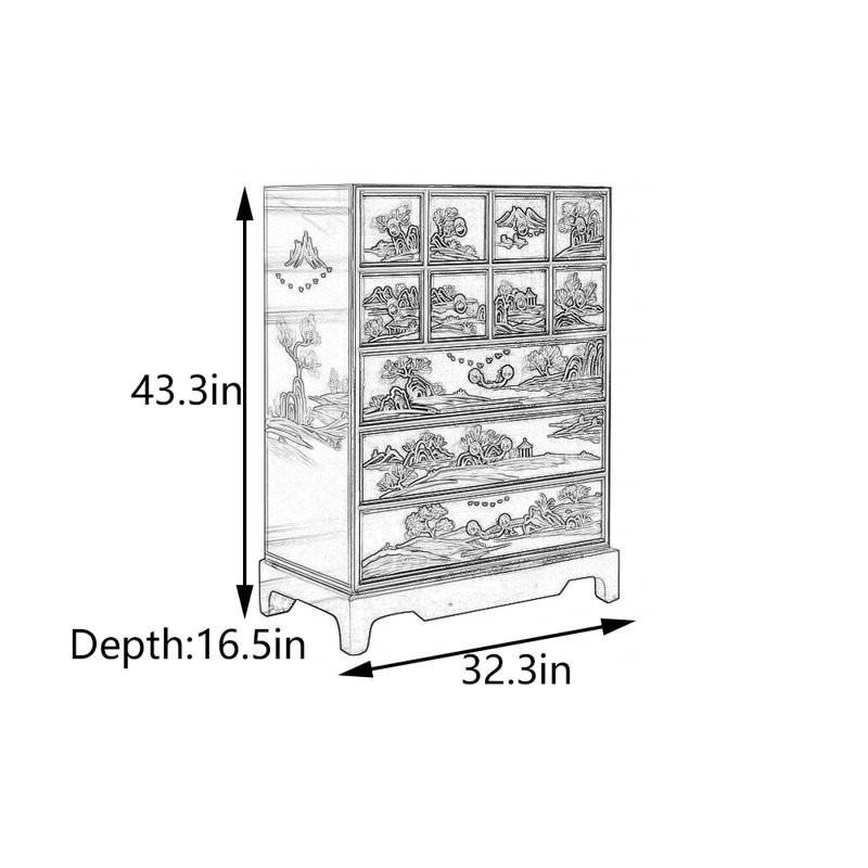 Multi-Drawer Entryway Cabinet