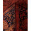 Tapis rouge nouvel âge Dahab de conception unique 6 pi 1 po x 9 pi 3 po Dahab
