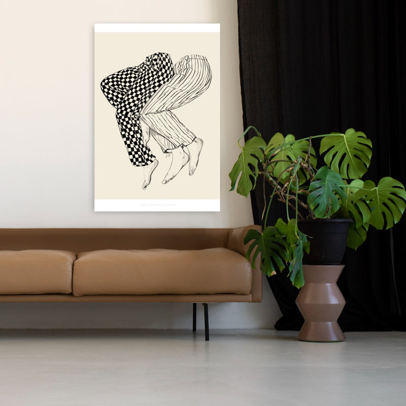 Art contemporain, art contemporain abstrait, H 48 po x l 32 po