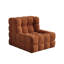 Fauteuil à billes en velours côtelé 33,86 po Rora-1470625936