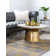 Glam Geometric Gray/Gold Area Rug