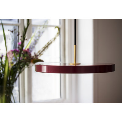 Luminaire suspendu tambour 1 lumière DEL Ivan