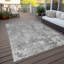 Tapis intérieur / extérieur en polyester ivoire / gris Jenefer-775848931