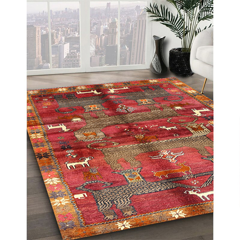 Oriental Indoor Rug, Square 3'