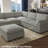  Knopp Velvet & Plush Wide Corduroy Single Chair Seat Of Modular Sofa-1920116487