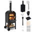 Dakota Fields Breasia Free Standing Wood Burning Pizza Oven