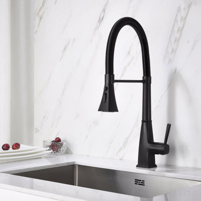 Robinet de cuisine avec douchette rétractable