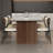 High-end simple rectangular dining table set-102487359
