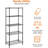 Cupertino 23.2'' W Steel Shelving Unit-283133623