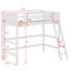 Lit mezzanine en bois avec échelle-1672596527