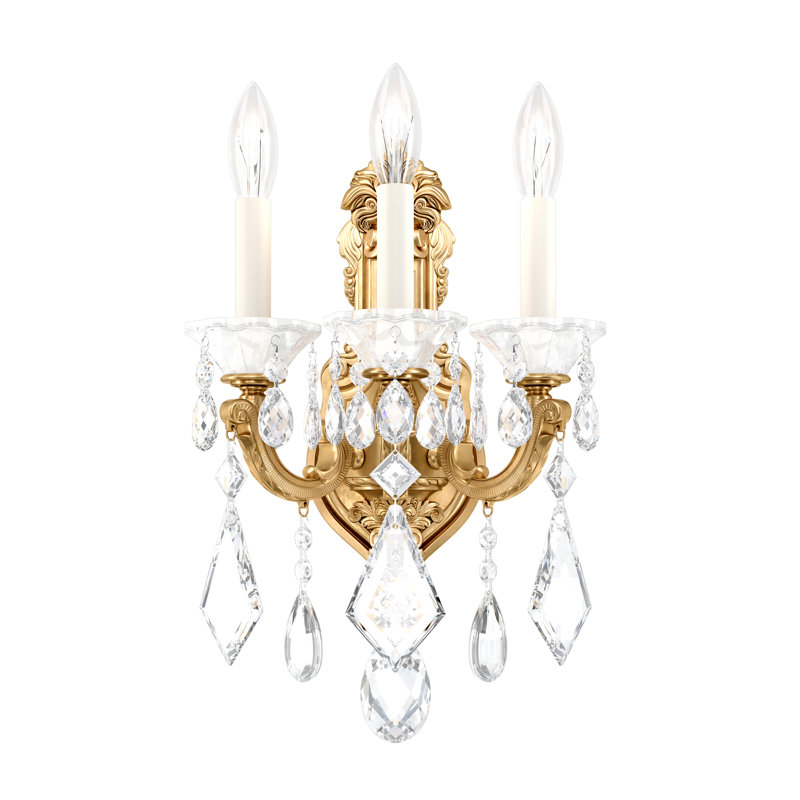 La Scala 3 - Light Candle Wall Light, Heirloom Gold